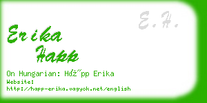erika happ business card
